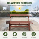 2-in-1 Convertible Bench Picnic Table by HouseOfZazla