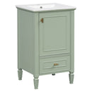 Retro Bathroom Vanity With Sink by HouseOfZazla