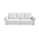 3 In 1 Convertible Sleeper Sofa With Nailhead Trim & Rolled Arm by HouseOfZazla