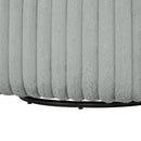 Alexa - Barrel Swivel Chair - Gray by HouseOfZazla