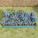 Raised Garden Bed Kit - Metal Raised Bed Garden 7.6x3.7x0.98ft by HouseOfZazla