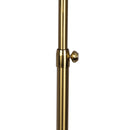 Verve - Floor Lamp With On / Off Switch Adjustable LED Round Base - Gold by HouseOfZazla