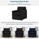 Upholstered Convertible Sleeper Sofa With 5 Position Backrest, Side Pockets, Storage by HouseOfZazla