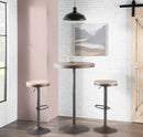 Dakota - Industrial Adjustable Bar / Dinette Table - Antique / Brown by HouseOfZazla