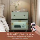 Robot LED Nightstand With 360° Rotating Drawer by HouseOfZazla