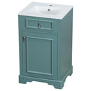 Elegant Bathroom Vanity With Ceramic Sink, Soft Close Door, Adjustable Shelf by HouseOfZazla