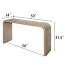 Waterfall Console Table by HouseOfZazla