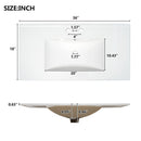 Shaker Free Standing Bathroom Vanity Cabinet & Sink, Soft Close Drawers, Soft Close Doors by HouseOfZazla