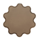Wooden Accent Mirror With Unique Frame, Wall Mirror For Living Room Bedroom Entryway - Brown