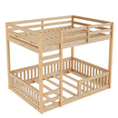 Stylish Bunk Bed With Ladder And Guardrails by Unique Piece Furniture