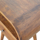 Circular Open Bedside Nightstand by HouseOfZazla