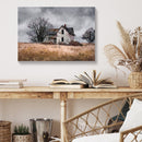 Framed Rustic Farmhouse Wall Art Vintage Barn Canvas Print 24x16 Inch by HouseOfZazla
