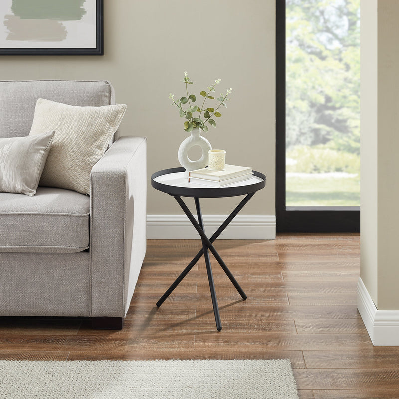 Trebent 18" 3-Leg Contemporary Side Table