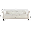 Rolled Arm Chesterfield 3 Seater Sofa by Unique Piece Furniture