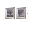Vintage Reflective Picture Frames (Set of 2) - Silver by Unique Piece Furniture