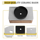 72" Wall-Mounted Bathroom Vanity With Ceramic Art Sink