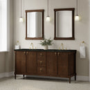 James Martin Kinnsden 72" Double Bathroom Vanity, Sable Oak