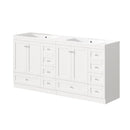 Shaker Free Standing Bathroom Vanity Cabinet & Sink, Soft Close Drawers, Soft Close Doors by HouseOfZazla