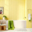 Alcove Soaking Bathtub With Skirt - Back - To - Wall Design - Glossy White by HouseOfZazla