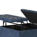 Harrison - Upholstered Coffee Table Storage Ottoman by Unique Piece Furniture
