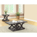 Monticello - 2 Piece Coffee And End Table Set - Cappuccino by HouseOfZazla
