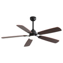 Ceiling Fan With LED Light, 6 Speed Wind, 5 Blades, Remote Control DC Motor by Unique Piece Furniture