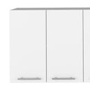 Kitchen Cabinet Durham Four Doors - White by Unique Piece Furniture