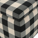 Contemporary Storage Ottoman With Seating And Storage - Black by HouseOfZazla