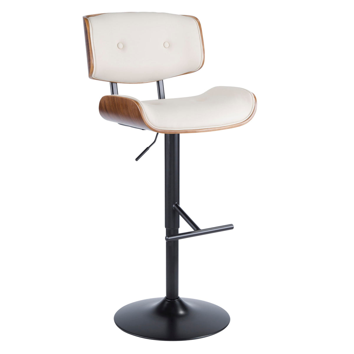 Lombardi - Mid Century Modern Adjustable Barstool, photo 16 of 16