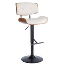 Lombardi - Mid Century Modern Adjustable Barstool by HouseOfZazla