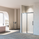 46-48" W x 76" H Frameless Single Sliding Shower Door Matte Glass by HouseOfZazla
