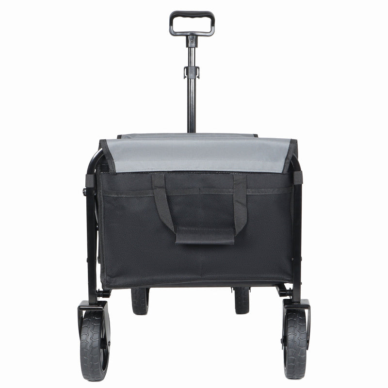 All-in-One Convertible Folding 4-Wheel Trolley with Bench Seat, photo 7 of 10