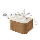 DINA 24" Bathroom Vanity & Sink by HouseOfZazla