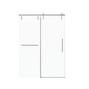 Frameless Single Sliding Shower Doors With Towel Rail & Handle by HouseOfZazla