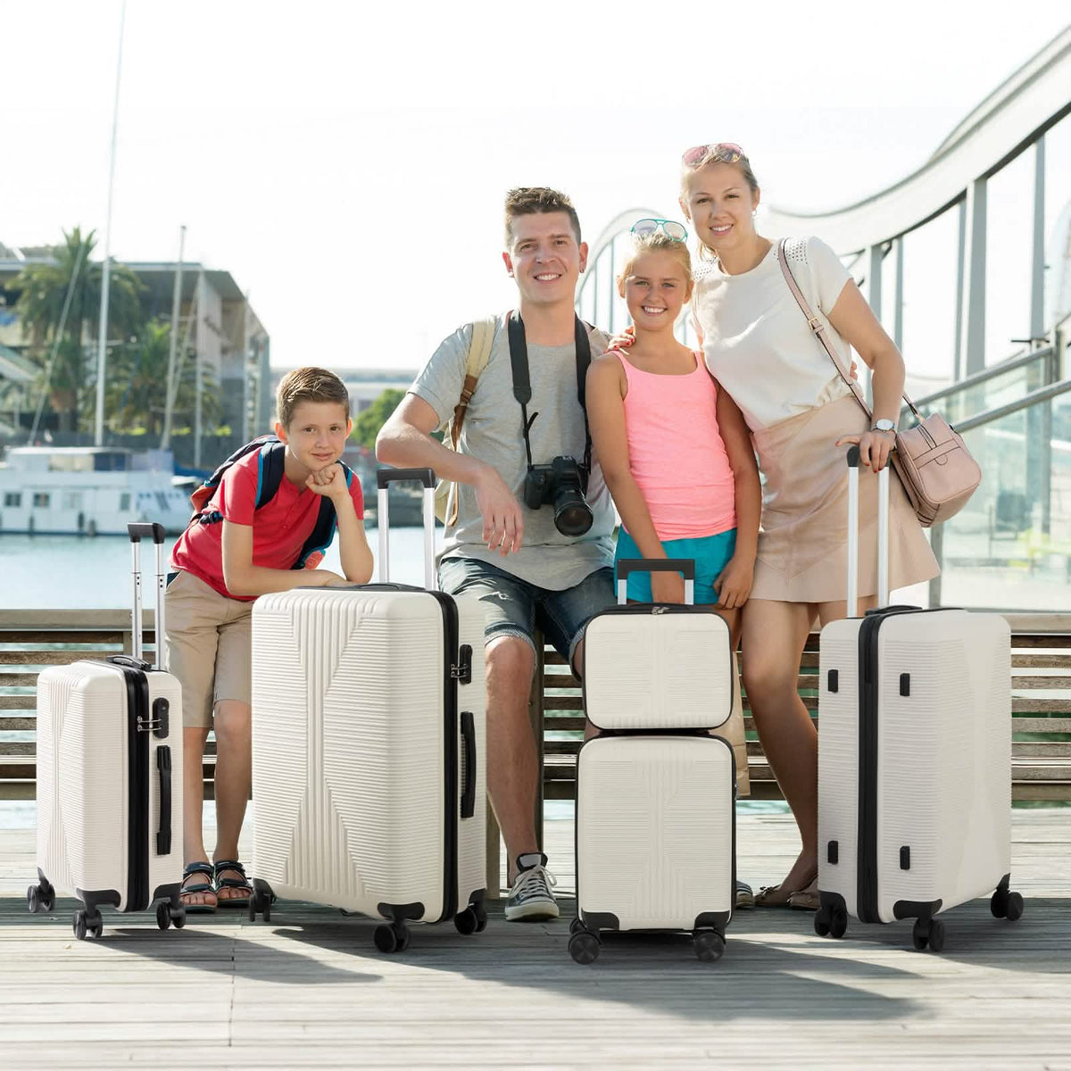 5-Piece Lightweight Luggage Set with Lock – 12/16/20/24/28 Inch, photo 14 of 15