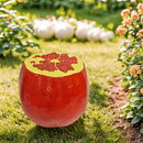 Pomegranate Resin Stool - Multi-Purpose Indoor & Outdoor Decor by HouseOfZazla