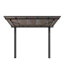 8x5ft Galvanized Steel Carport with Sloped PC Roof by HouseOfZazla