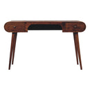 London - Arch Writing Desk - Dark Brown by Unique Piece Furniture