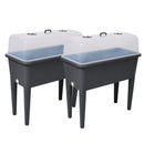 2 Piece Raised Garden Bed with Ventilated Lid