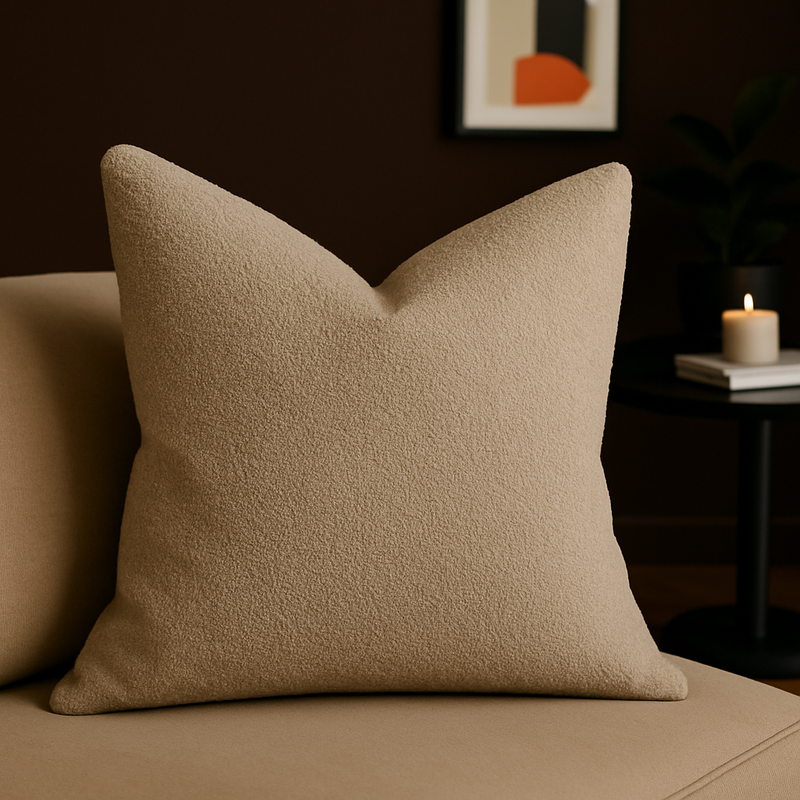 Homey Cozy Throw Pillow – Soft Neutral, photo 5 of 5