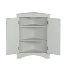 Triangle Bathroom Storage Cabinet With Adjustable Shelves, Freestanding Floor Cabinet For Home Kitchen by HouseOfZazla