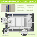 Freestanding Bathtub With Drain, Rectangular Shape by HouseOfZazla