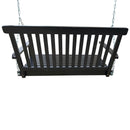 Front Porch Swing With Armrests For Outdoor Patio, Garden Yard, Backyard Or Sunroom by HouseOfZazla