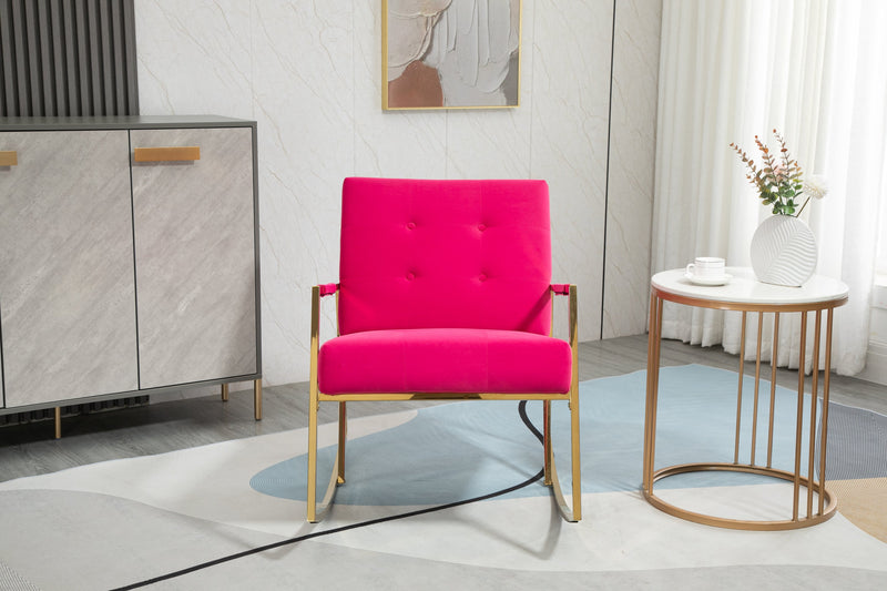 Accent Chair, leisure rocking chair with Stainless steel feet