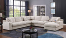 Celine - Fabric Corner Sectional Sofa With Right-Facing Chaise, Cupholders, And Charging Ports by HouseOfZazla