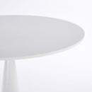 Pedestal Table, Round For Kitchen - White by HouseOfZazla