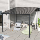 Outdoor Pergola, 10' x 10' Hardtop Gazebo for Yard by HouseOfZazla