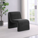 Winne - Curved Armless Accent Chair by HouseOfZazla