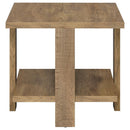 Dawn 3-piece Round Coffee and End Table Set Mango Brown