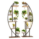 63-Inch Tall 6-Tier Indoor Plant Stand with Grow Lights (2-Pack)